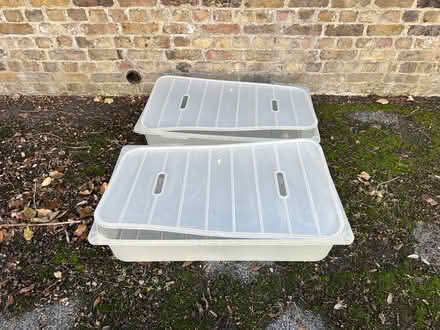 Photo of free Large storage boxes x2 (Canonbury N1) #1