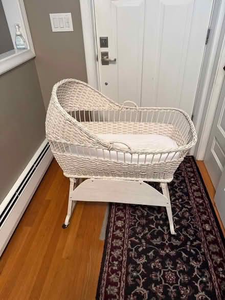 Photo of free Wicker bassinet (Lexington center) #1