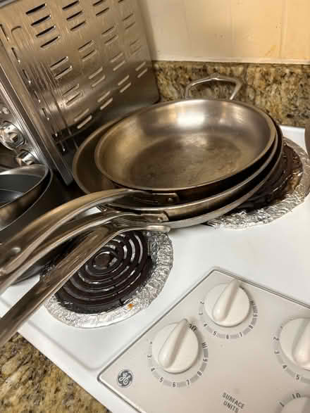 Photo of free 3 stainless steel pan (Willow Glen) #1