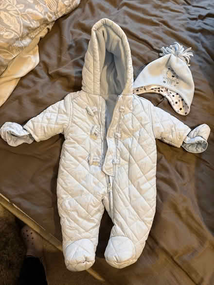 Photo of free Baby blue snowsuit (Carshalton) #1