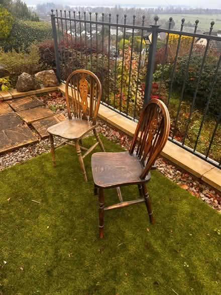 Photo of free 2 dining chairs (Carnforth) #3