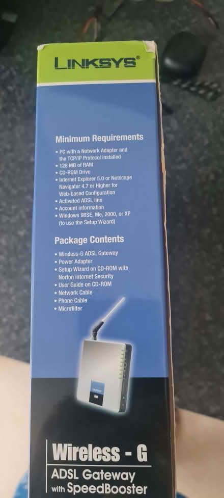 Photo of free Linksys Wireless ADSL Gateway AND USB network adapter (Stroud Green N4) #2