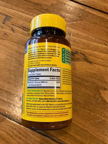 Photo of free New Nature Made D3 extra strength (Havertown) #2