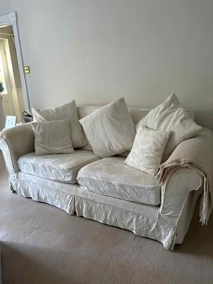Photo of free Cream 3 Seater Sofa (South Dublin) #1