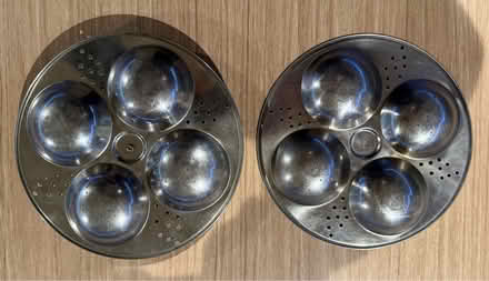 Photo of free Two stainless steel idli plates (Valencia Avenue, Sunnyvale) #2