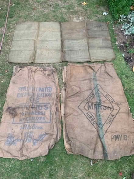 Photo of free Bag of hessian sacks (Lexden, CO3) #1