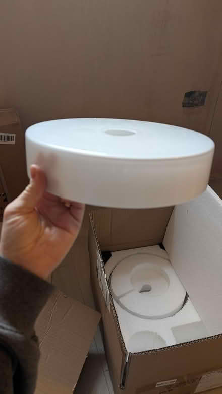 Photo of free Spare parts - white lampshades x2 (Dartford) #2