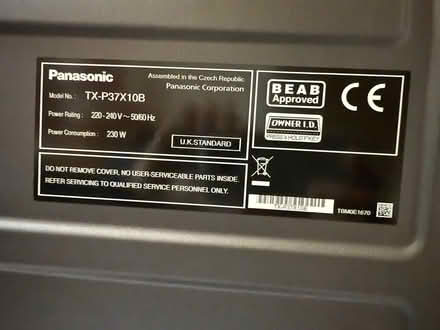 Photo of free Panasonic TV 37 inches. (Twerton) #2