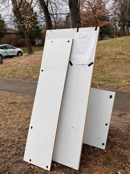 Photo of free Desk - File cabinet - Side table (St Louis Park) #2