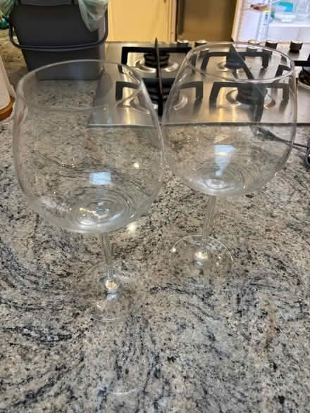 Photo of free 2 x very large wine glasses (Chiswick W4) #1