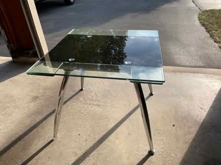 Photo of free Glass table/desk (Schnecksville) #1