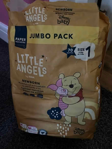 Photo of free Newborn nappies size 1 (Great Moor SK3) #1
