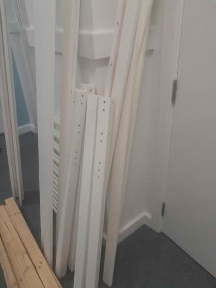 Photo of free White Single bed frame (Mitcham CR4) #3
