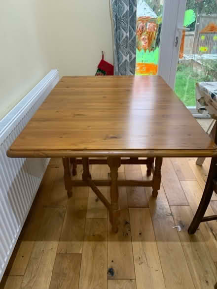 Photo of free Wooden drop leaf table (Carshalton Beeches) #1