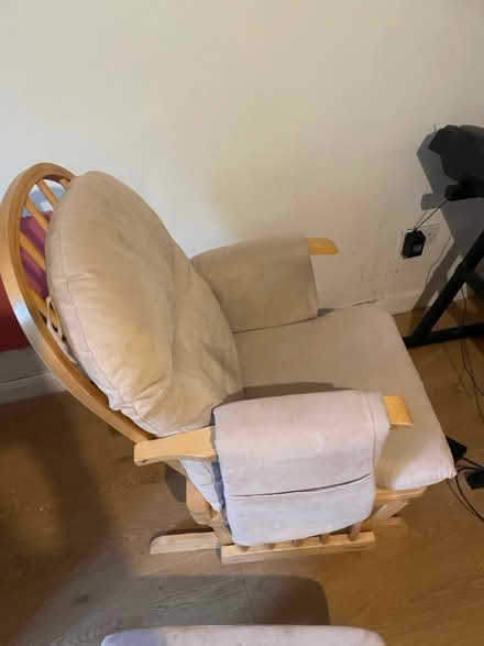 Photo of free Nursing chair and foot stool (London, Dalston E8) #2