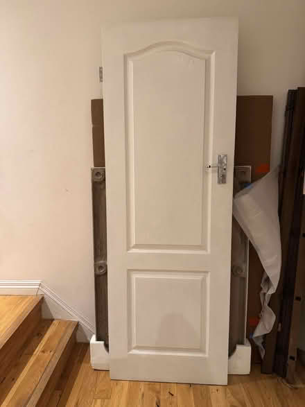 Photo of free Internal door with handles and hinges (Ulverley Green B91) #2