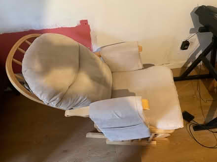 Photo of free Nursing chair and foot stool (London, Dalston E8) #3