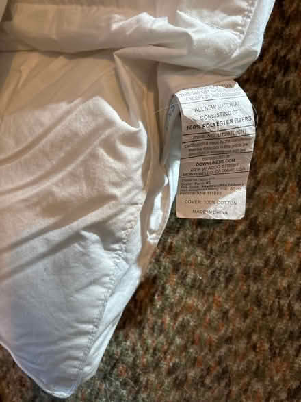 Photo of free Mattress topper, poly “down” (Greenfield Ma) #2