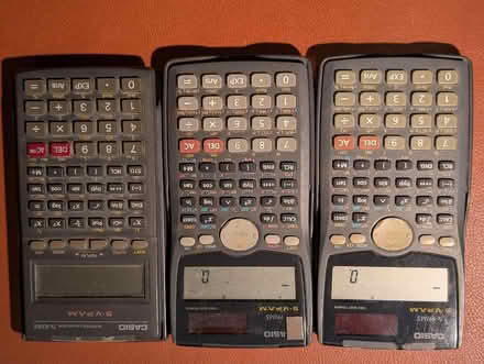 Photo of free 3 x Casio scientific calculators (need batteries!) (Frenchay BS16) #1