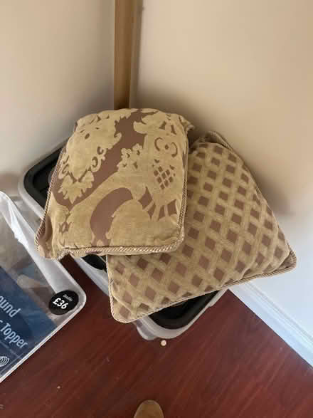 Photo of free Pair throw cushions (Garston, Liverpool) #1