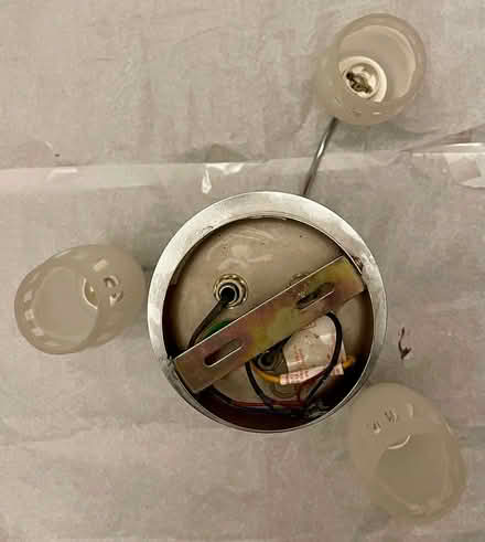 Photo of free Chrome 3 ceiling light (SES bulbs) (Heswall CH60) #3