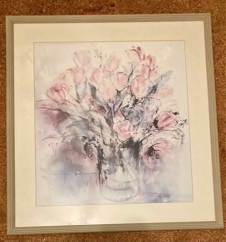 Photo of free Pink/grey floral print (Beckenham BR3) #1