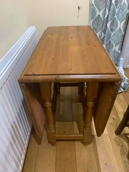 Photo of free Wooden drop leaf table (Carshalton Beeches) #3