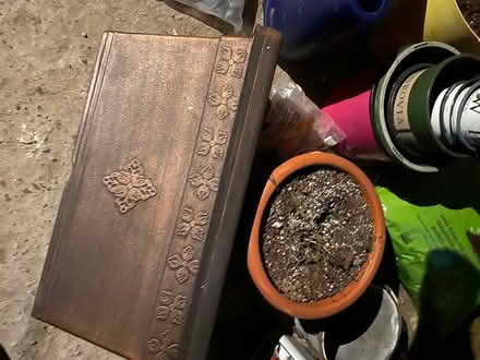 Photo of free Flower pots, stand from bed frame (Lowell and highland) #1
