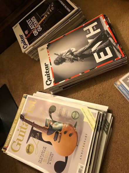 Photo of free Stack of Guitarist Magazines (Sevenoaks) #1