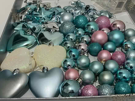 Photo of free Pastel Christmas Tree decorations (Thurnby Leicester LE7) #1