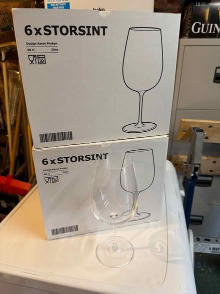 Photo of free 12 large wine glasses (HP1) #1