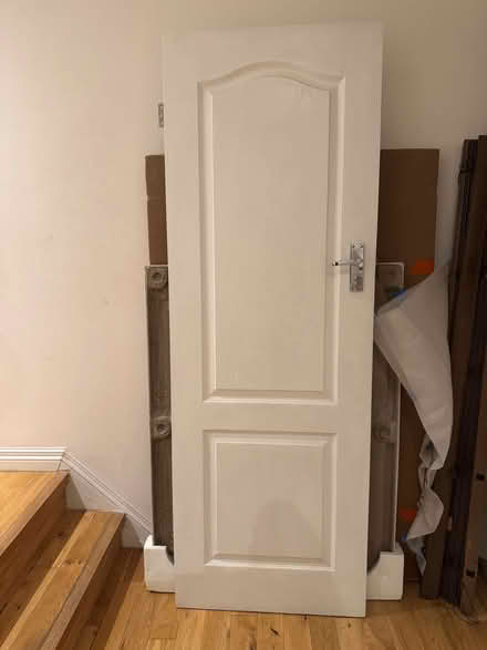 Photo of free Internal door with handles and hinges (Ulverley Green B91) #3