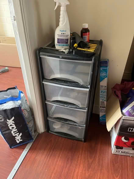 Photo of free Four drawer storage unit (Garston, Liverpool) #1