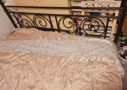 Photo of free Metal bed frame +mattress (Harlesden) #2