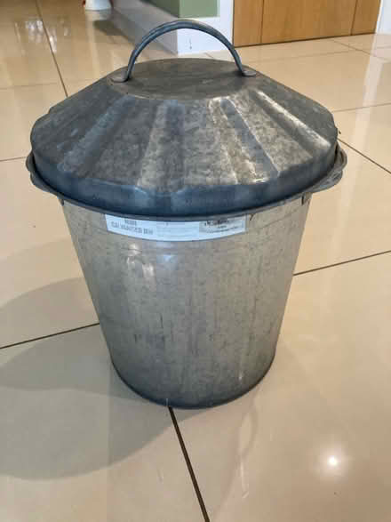 Photo of free Mini galvanised bin (Bath BA2) #1