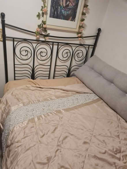 Photo of free Metal bed frame +mattress (Harlesden) #3