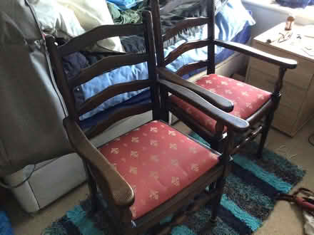 Photo of free 2wooden chairs (Storrington) #1