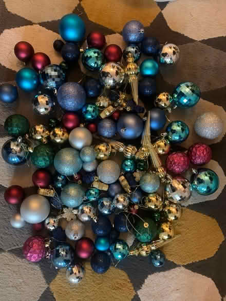 Photo of free Xmas plastic baubles (Bossard Court LU7) #1