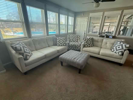 Photo of free Couch, loveseat, chair, ottoman set (Lake Asbury, FL) #1