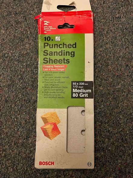 Photo of free Punched sanding sheets (Shefford) #1