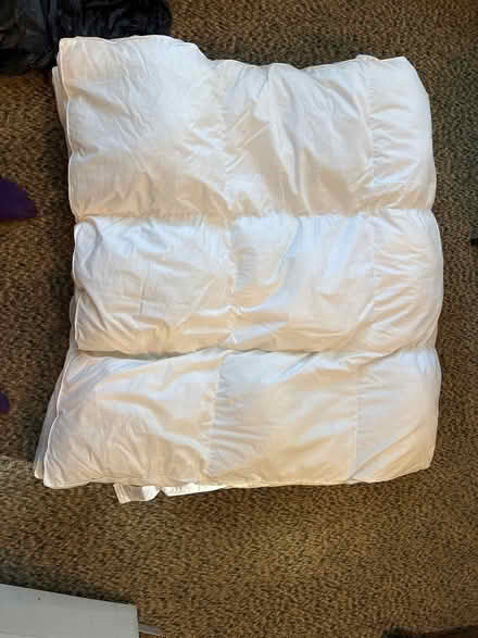 Photo of free Mattress topper, poly “down” (Greenfield Ma) #1