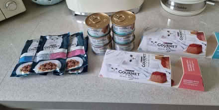 Photo of free Purina Gourmet cat food, fish flavour (Epping CM16) #1
