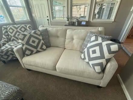 Photo of free Couch, loveseat, chair, ottoman set (Lake Asbury, FL) #2