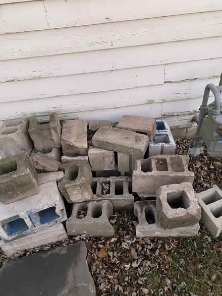 Photo of free Cinder Blocks (Monnette's on Reynolds) #1