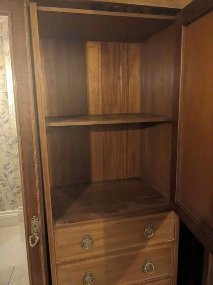 Photo of free Edwardian wardrobe (Little Neston CH64) #3