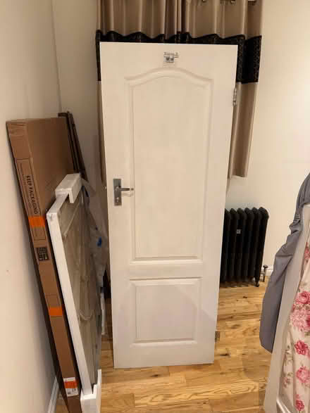 Photo of free Internal door with handles and hinges (Ulverley Green B91) #1