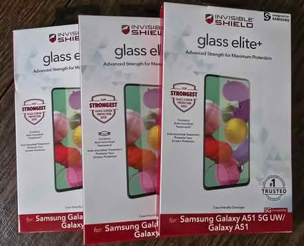 Photo of free 3 Unopened Galaxy A51 Screen Savers (Hobson & Greene Rds) #1