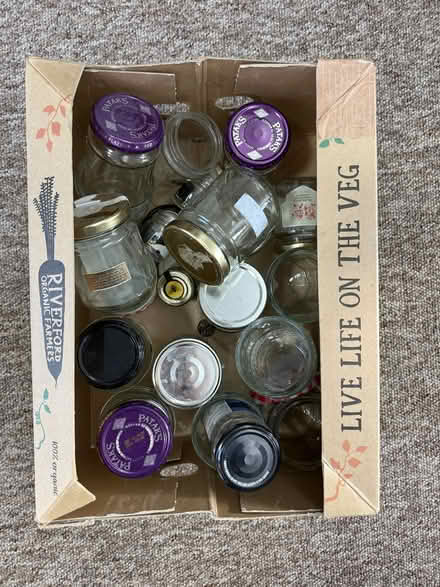 Photo of free Glass jars with lids (Marston OX3) #1