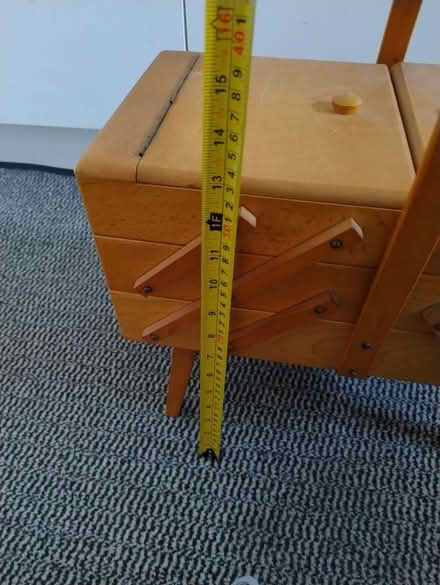 Photo of free Wooden sewing box (North Kensington W10) #4