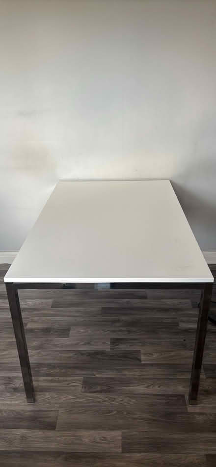 Photo of free Large White Ikea Dining Table (CT11) #1